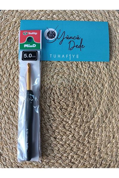 Tulip Mind Wool Crochet Plastic Handle Titanium Soft Handle Professional Knitting Crochet that Doesn't Hurt Your Hand 5 mm 8/0