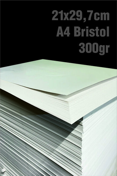Örün Matbaa A4 21x29,7 Cm Amerikan Bristol Karton 300 gr 48 Adet