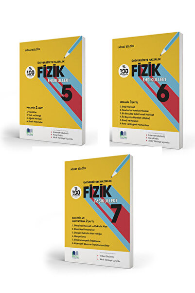 Nihat Bilgin Yayınları nihat bilgin tyt 5 6 ve 7. fasikül set