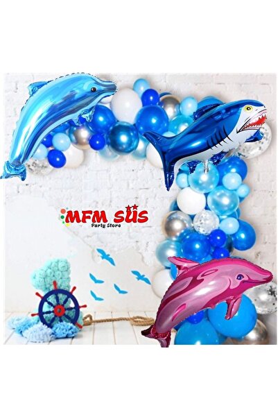 MFM Парти морски риби рожден ден верига балон комплект