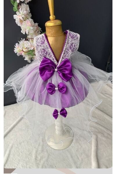 biyan collection طقم فستان زفاف للفتيات الصغيرات، فستان سهرة، هدية استحمام لل...