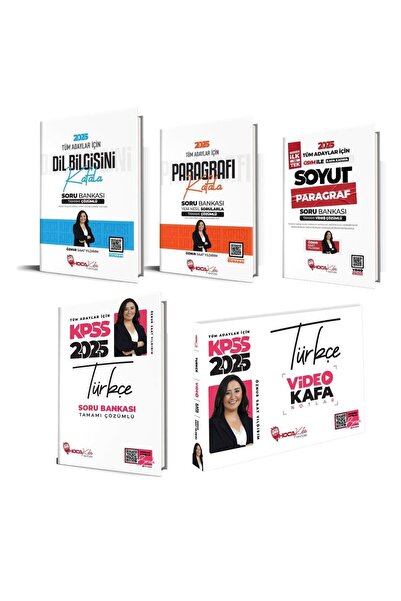 Hoca Kafası Yayınları 2026 KPSS Türkçe Soru - Video Ders Notları -Dil Bilgisi...