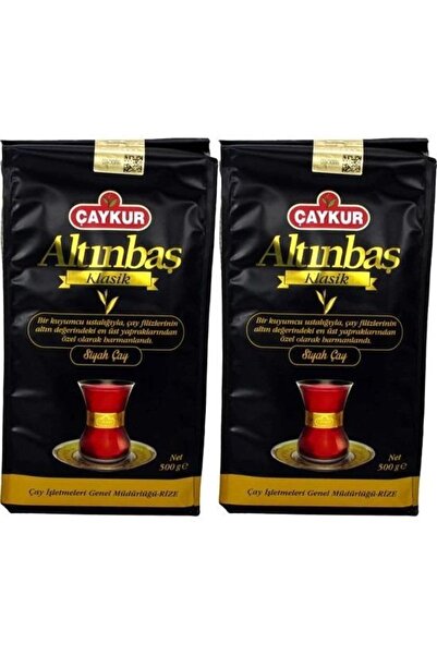 Çaykur Altınbaş Klasik Siyah Çay 500 Gr 2 Adet