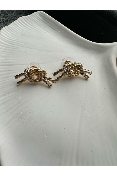 MİRZAS BALKES Steel Rope Earrings