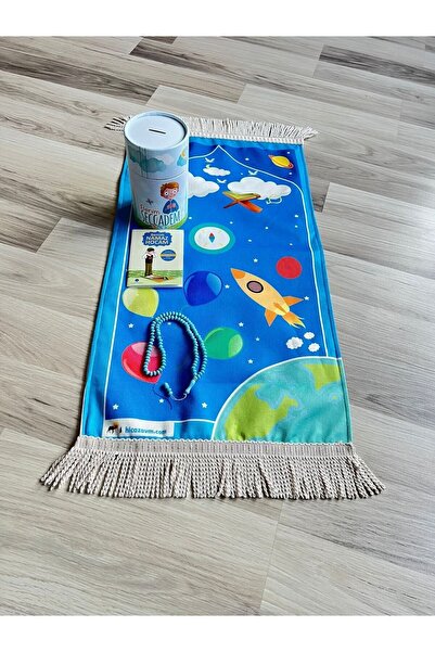 hicazavm Küçük Boy Dijital Baskı Altı Astarlı Namaz Dua Ibadet Çocuk Kumbaral...