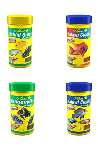 Ahm Ciklet Balığı Için Özel Yem Seti 100 Ml X 4 Adet