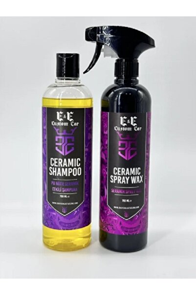 EE CUSTOM CAR E&E Custom Car Ph Nötr Seramik Etkili Şampuan 700 Ml, Seramik S...
