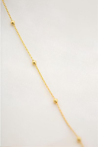 The Collection Stainless Steel Thin Ball Dorica - Anklet Sea Use