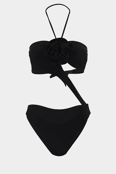 Açelya Okcu Γυναικείο μαγιό VENUS Fit Premium - Λεπτομέρεια τριαντάφυλλου