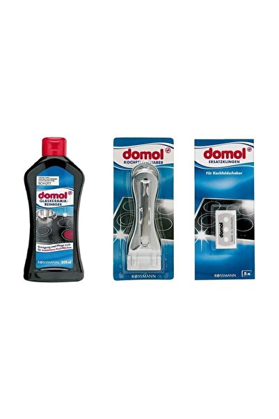 Biblos Yay Domol Cam Seramik Temizleyici Temizleme Malası Ve Mala Bıçağı Yede...