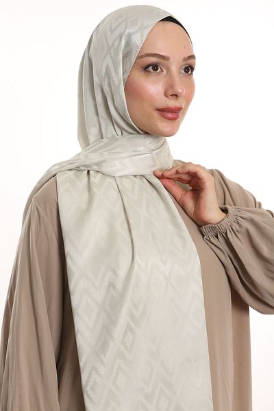 m moon scarf Şal jacquard mătăsos cu model de gresie de înaltă calitate - țesătură importată și cusut italian