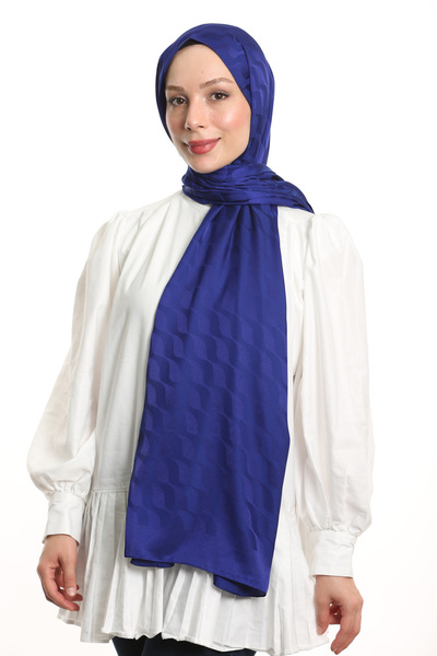 m moon scarf Υψηλής ποιότητας μοτίβο Waterway Silky Jacquard Shawl - Εισαγόμενο ύφασμα και ιταλικές ραφές "Saks"