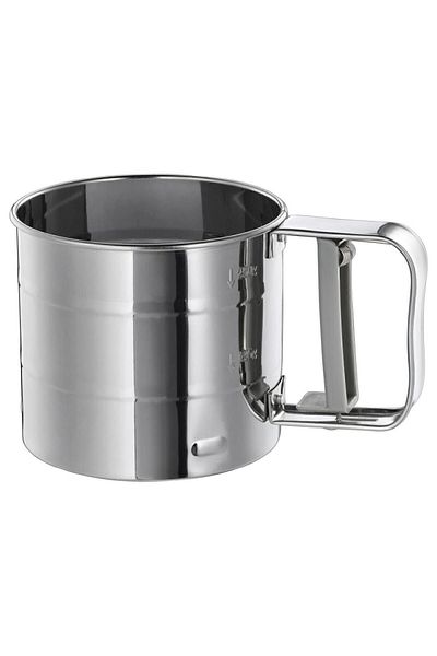 IKEA 9.5X10.5 cm Stainless Steel Flour Sieve - Practical and Non-Eliminating