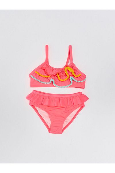 LC Waikiki LCW Baby Girl Stretch-Bikini-Set mit Aufdruck