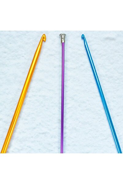 İLGİ TUHAFİYE Renkli Tunus Tığı 5 No 35 Cm