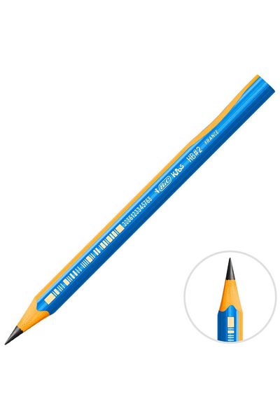 Bic Evolution Triangle Jumbo Lead Blue Pencil for Kids