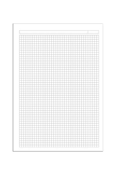 Etika A4 School Notebook - 144 Sheets (72 Sheets), Spiraled, 2 Pack, Checked