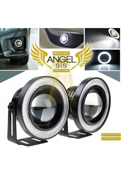 TEKNOCLUB Fıat Araçlar için Araçlar İçin Uyumlu Universal Mercekli Led Angel ...