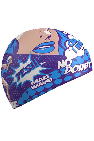 Mad Wave Pop Art Silicone Bonnet - Comfortable and Stylish