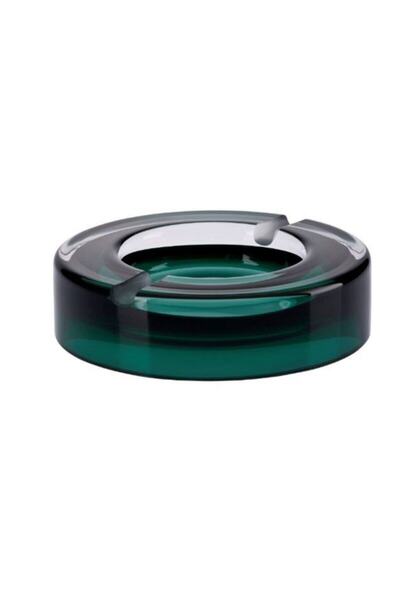 Paşabahçe Nefti Yeşil Cam Puro Küllüğü 20cm