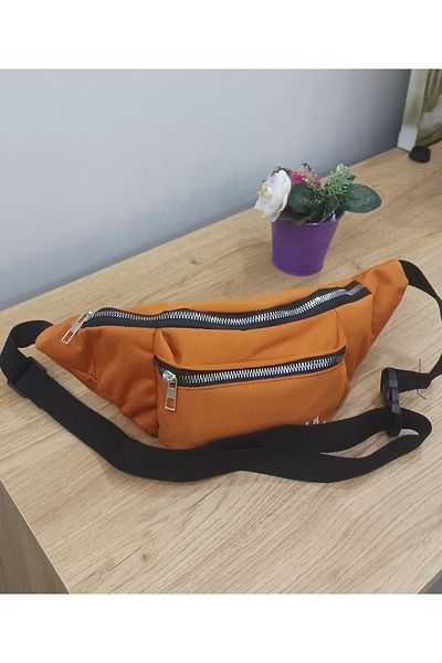 Alya trend Orange Unisex Two-Compartment Shoulder and Waist Bag