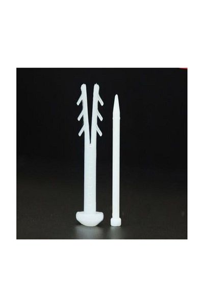 Plastik Dünyası Plastic Spiked Cornice Dowel - 40 Pieces