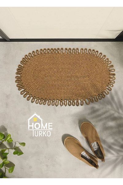 HomeTurko Jute, Patterned Doorstep, Doormat, Bathroom Mat, Balcony Mat / Gift, Houseware.
