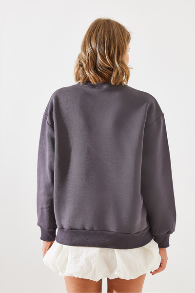 Bianco Lucci San Francisco Printed Raised Women's Sweatshirt - Mbhs006 60601006