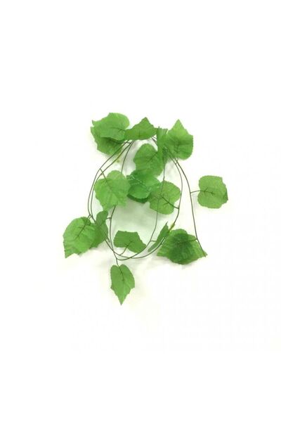 casadilegno Dekoratif Yeşil Yapraklı Yapay Sarmaşık Üçgen Yaprak Asma Yaprağı – Çitler
