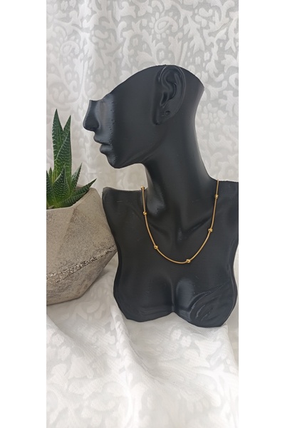 LİLLY AND MOLLY JEWELERY قلادة دوريكا الفولاذية