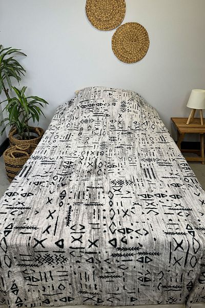 SİHİRLİ AYAKLAR Wellsoft Fleece Blanket - Single, Plush, Geometric Pattern
