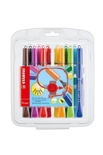 Stabilo Cappi Felt Tip Pen 12 Pack