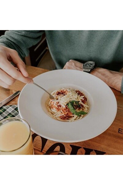 Bonna Porselen Bonna Premium 28 cm Porcelan Pasta Plate - Bnc 28 Ck