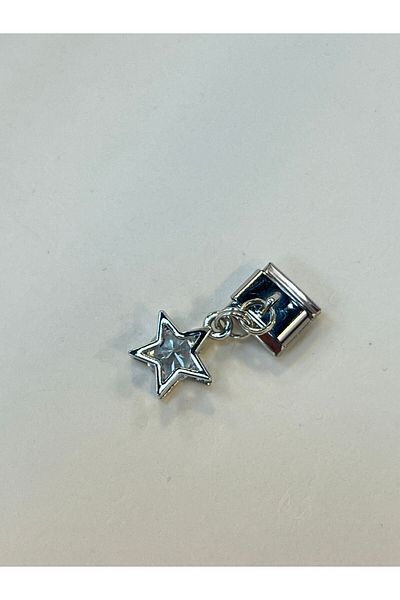 ilvesa shop 1 Italian Charm with Nomi Star and Geometric Pattern