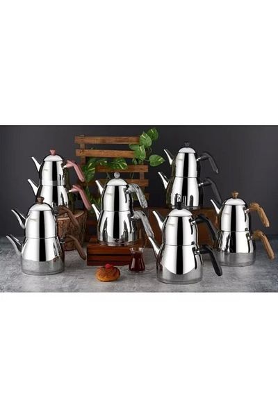 Kahramanlar Medium Size Diamond Teapot (antibacterial Handle 1082