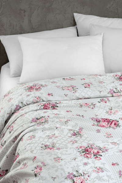 Evim 100% Cotton Printed Malva Pique Single - 160X230 cm