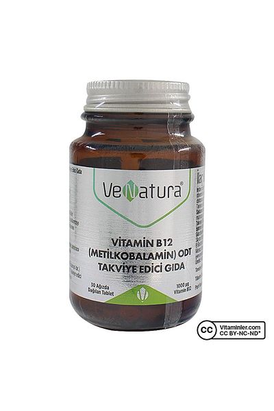VeNatura B12 Methylcobalamin ODT 30 Tablets - AROMA-FREE