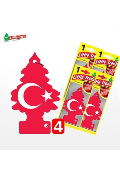 Little Trees ORİJİNAL TÜRK BAYRAĞI AY YILDIZ CAR FRESHENER LİTTLE TREES KAĞIT...