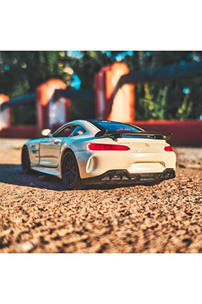 MERCEDES Amg Gtr Metal Krem Araba 12 cm