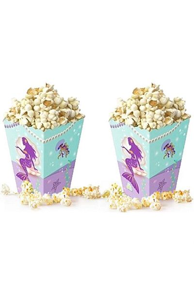Deniz Party Store علبة شيبس الذرة كرتون ميرميد 8 قطع