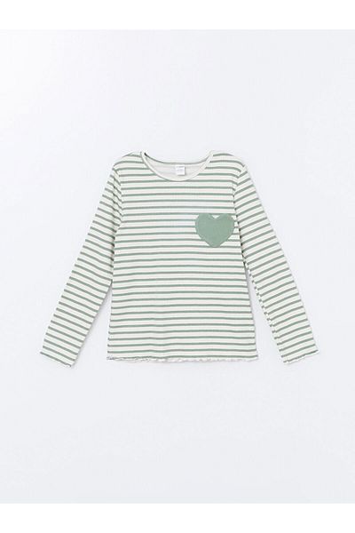 LC Waikiki Long Sleeve Printed Baby Girl T-Shirt - Crew Neck