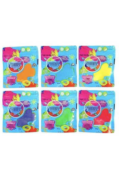 MammacomicaDough Mammacomica Dough 6-Piece Dough - Natural Play Pack 6x130gr