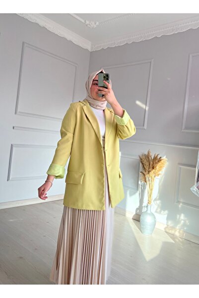 MRS. POLEEN Mevsimlik astarlı ceket