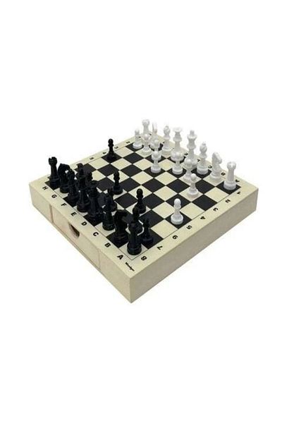 Happy Junior Wooden Color Chess Set