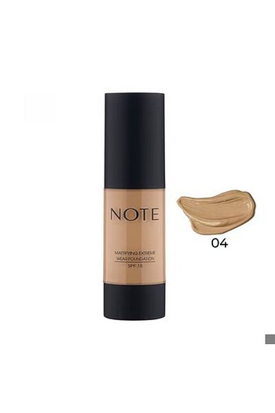 NOTE Spf15 Foundation - for Oily and Combination Skin No: 04