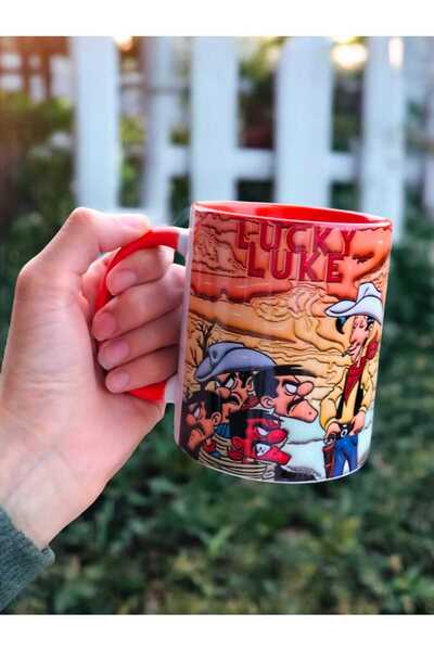 mug shop Redkit and the Daltons - Lucky Luke Design Gift Mug