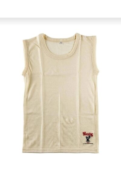 ModaTime 2 Pack Hasyün Children's Tank Top Organic Wool Asthma Bronchitis Tan...