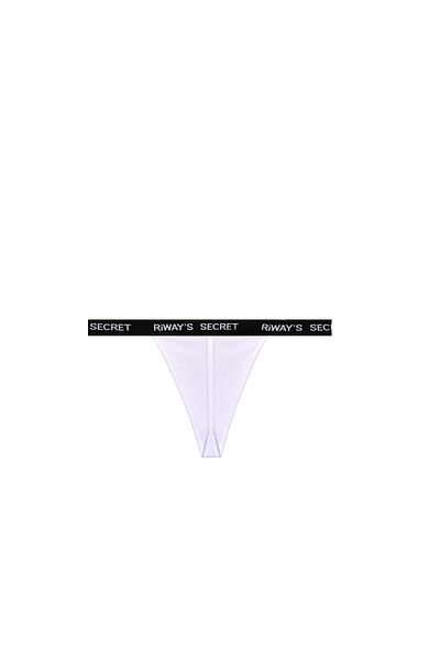 riways secret Cotton Waist Band Rubber String Thong 3 Pack