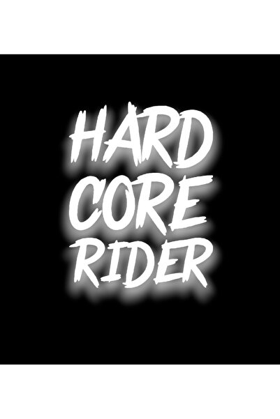 YAMANB Hard Core Rider Moto Sticker 13cm*18cm