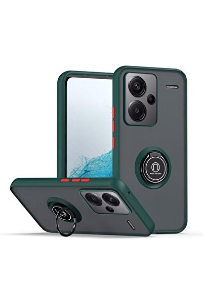 Rivor Xiaomi Redmi Note 13 Pro Plus+ 5G Kılıf Standlı Kamera Korumalı Kenarla...